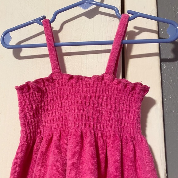 Pink Ruffled Kids Dress - Picture 3 of 5